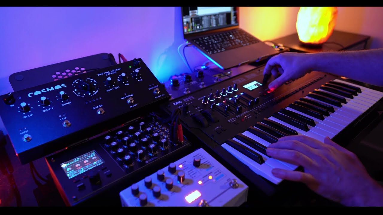 Korg Opsix ambient Improv. with custom all sounds (Opsix, E520, Cosmos, Microcosm)