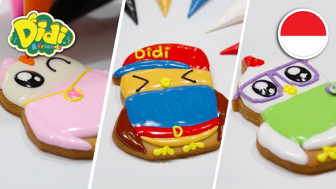 Didi & Friends Indonesia | Cara Menghias Kue Didi & Friends untuk Anak-Anak | Lagu Anak Indonesia