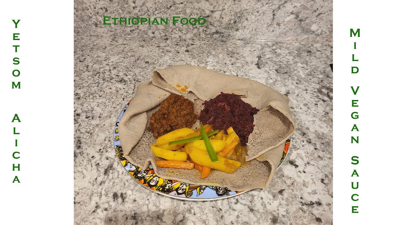 Yetsom Alicha/ Vegan Food/ beetroot-carrot-potato Sauce