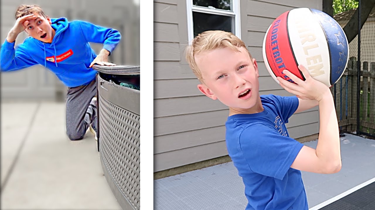 HIDE AND SEEK TRICK SHOT CHALLENGE! | Match Up