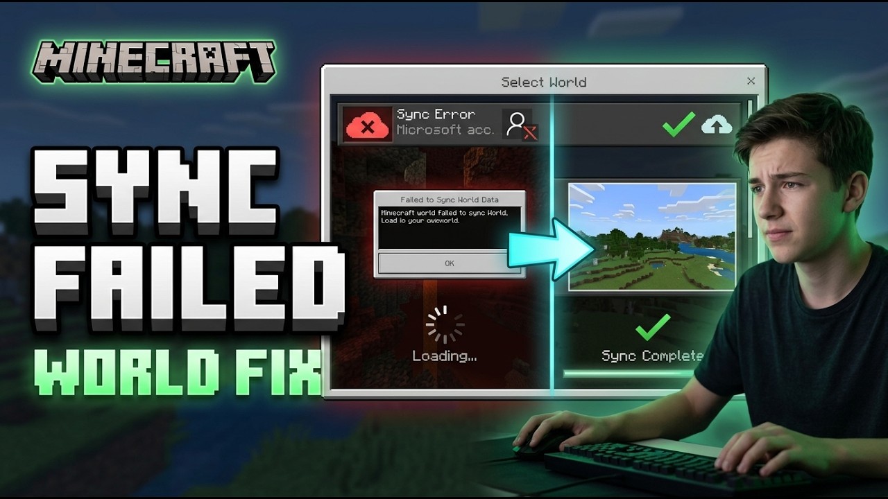 How to Fix Minecraft Failed to Sync World Data Error (Step-by-Step Guide)