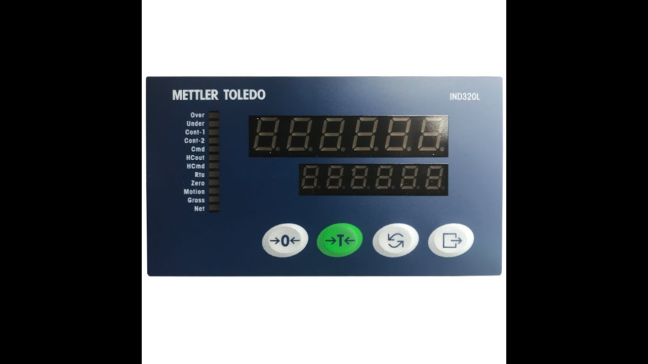 CALIBRATION OF METTLER TOLEDO IND320L WEIGHING INDICATOR | HOW TO CALIBRATE METTLER TOLEDO IND320L