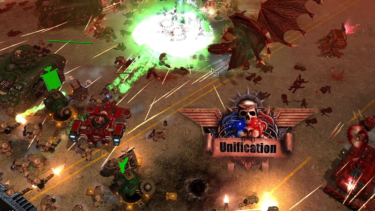 DoW Unification: Dark Angels united with the Enclaves against World Eaters' Brutality
