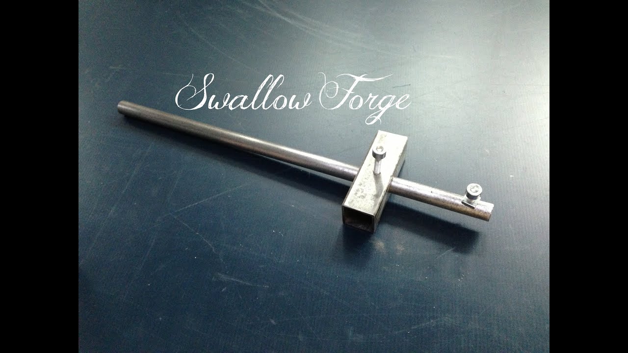 How to make a sheet metal Marking Gauge. Swallow Forge. Blacksmiths Tools No.15