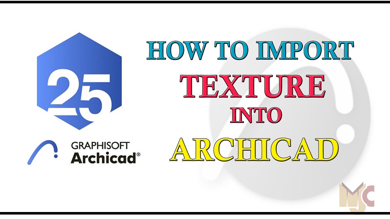HOW TO IMPORT/CREATE NEW TEXTURE IN ARCHICAD