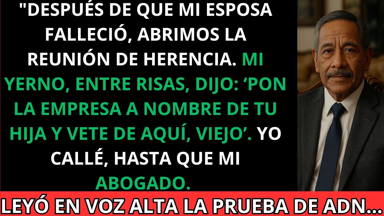 Tras La Muerte De Mi Esposa, Llegó La Reunión De Herencia. Mi Yerno Sonrió Frío… ¡Ahora Sí!