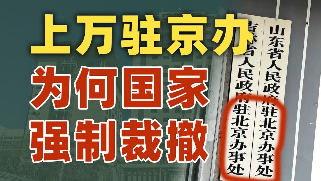 上万驻京办集体裁撤——小小驻京办，为何能搞到国家的钱？又为何被国家强制裁撤？｜动动枪DongDongGun