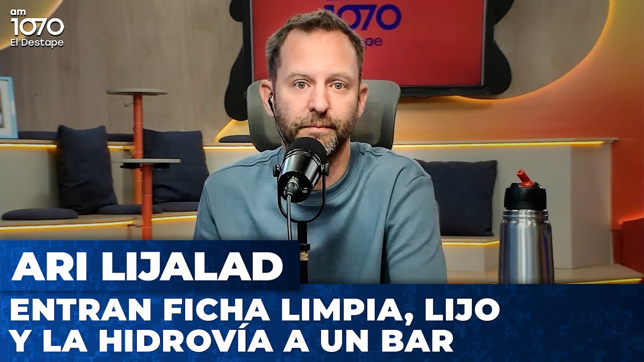 ENTRAN FICHA LIMPIA, LIJO Y LA HIDROVÍA A UN BAR | El editorial de Ari Lijalad