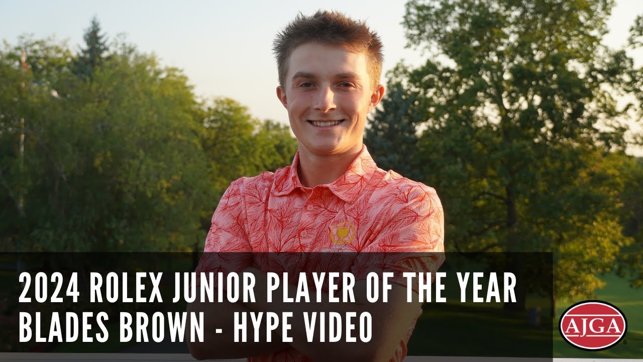 2024 Rolex Junior Player of the Year - Blades Brown - Hype Video