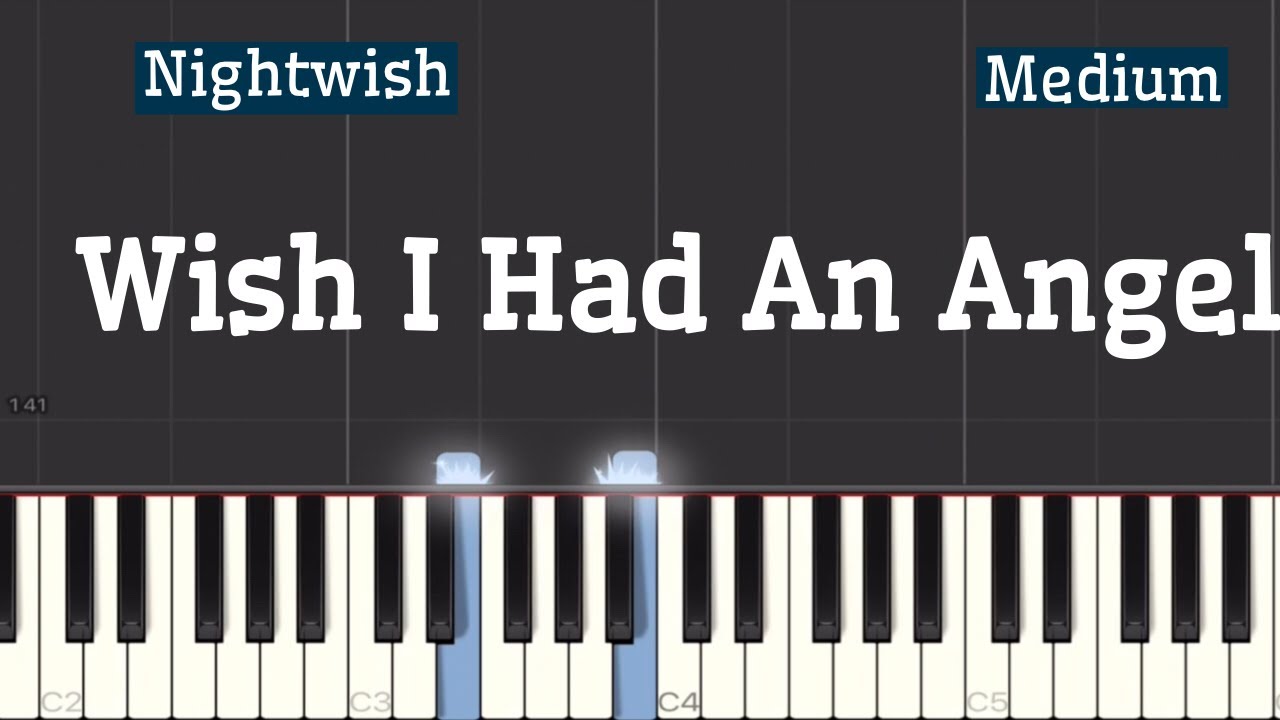 Nightwish - Wish I Had An Angel Piano Tutorial | Medium