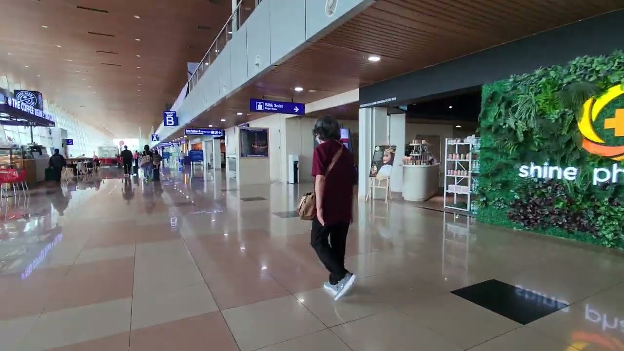 Walk All Boarding Gates and Travel Club Lounge Kuching International Airport KIA KCH Sarawak