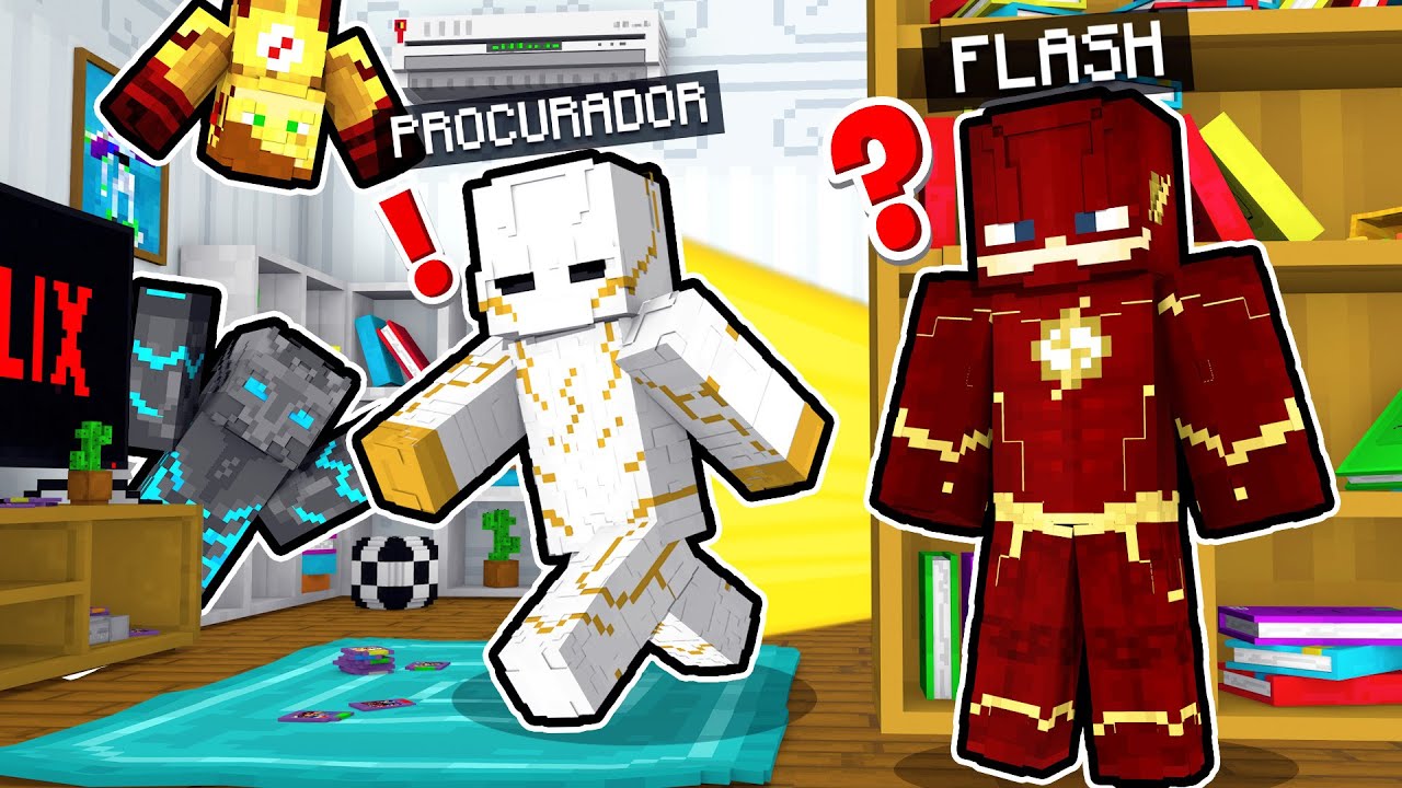 ESCONDE ESCONDE do FLASH no Minecraft