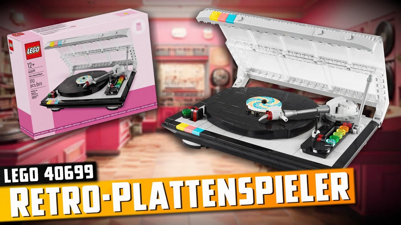 LEGO 40699 - Retro-Plattenspieler (GWP, 2024) | Aufbau - Live-Bauen