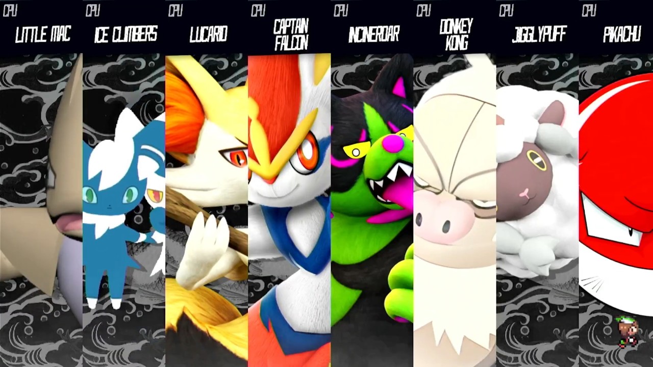 Pokemon Battle at Main Street Colosseum - Requested Smash Bros Battle