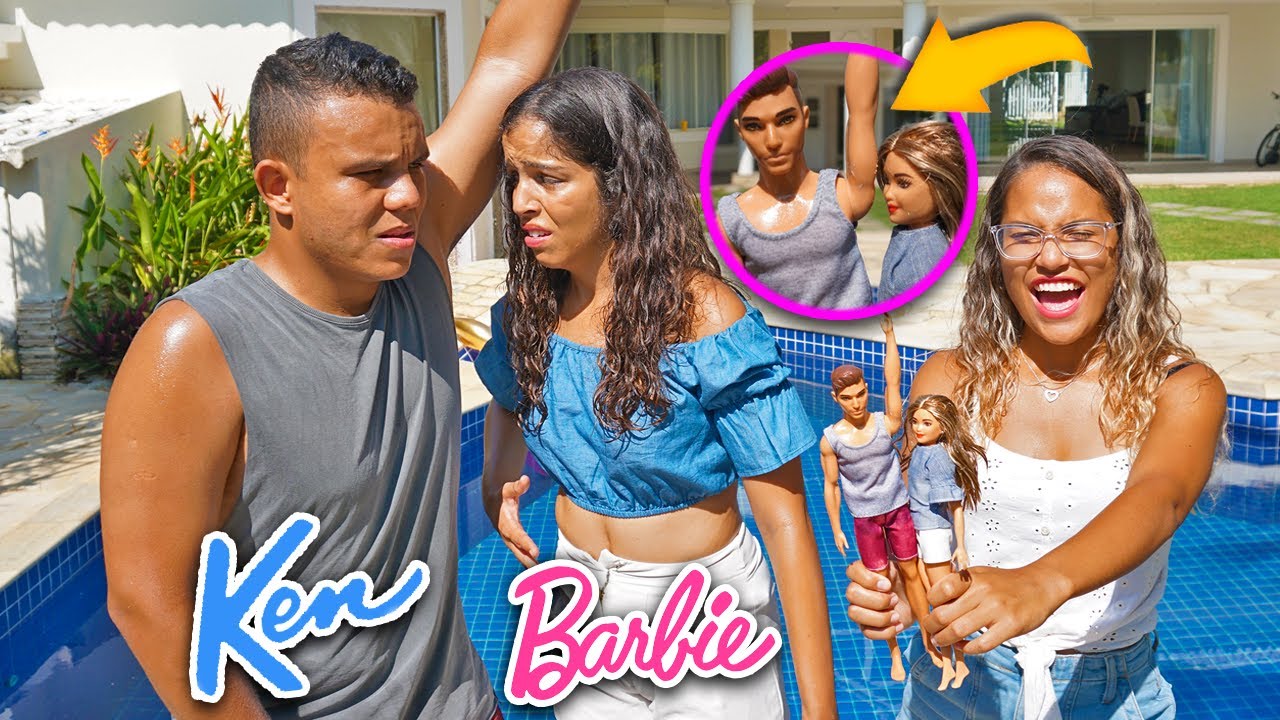 ELES VIRARAM  BARBIE E KEN POR UM DIA - A VINGANÇA! -
