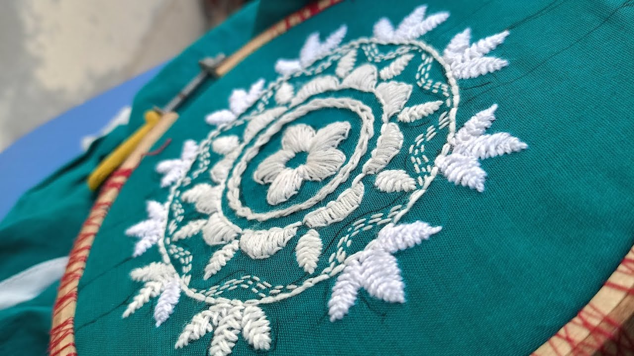 হাতের কাজের বেবি নিমা। মান্ডালা ডিজাইন।  part -2
