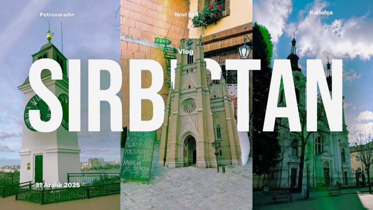Yılbaşı Tatili İçin Sırbistan’da 2. Gün Part 1. Vlog 🎞️Novisad Noel Pazar Lezzetlerini Deniyoruz.🙌🏻 
