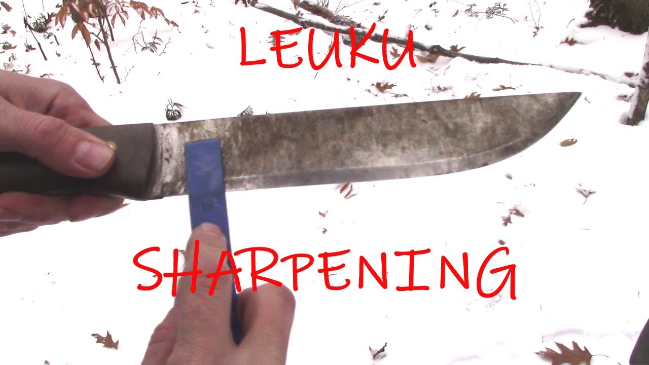 LT Wright Leuku Big Knife Sharpening / Tuning For Carving & Chopping
