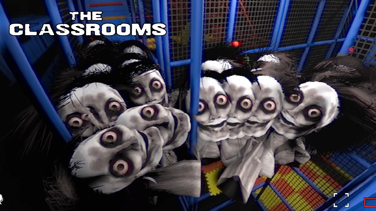 大量の化物から逃げるモードがカオスすぎるホラーゲーム【The Classrooms】