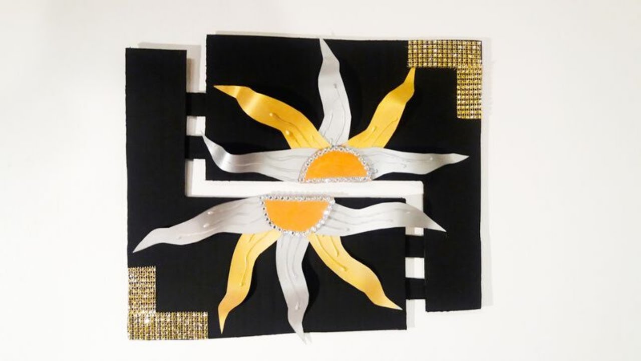 QUADRO SOFISTICADO FEITO DE  PAPELÃO/DIY