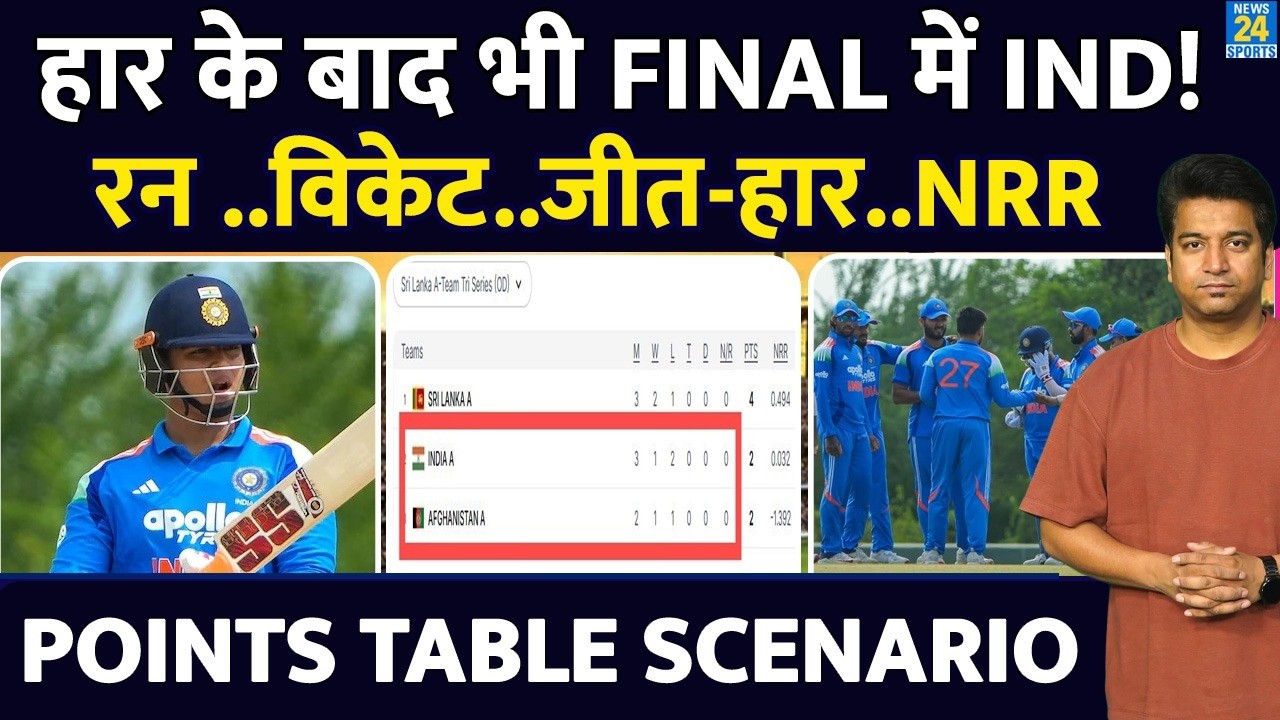 Team India A Tri Series के Final में कैसे पहुंच सकती है| POINTS TABLE का गणित समझिए| Sooryavanshi