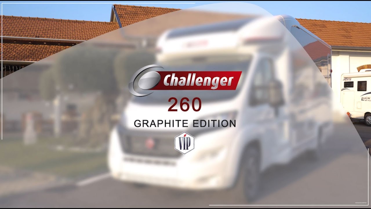 Semintegrale con Letto basculante da 160cm - Challenger 260 Graphite Edition Vip