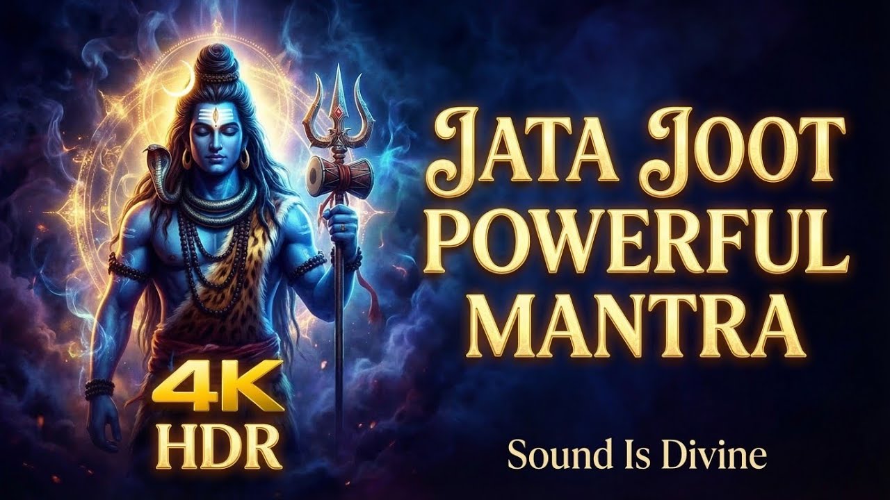 Jata Joot Shiv Ji Ka Powerful Mantra | Har Har Mahadev | Sound Is Divine 🔱