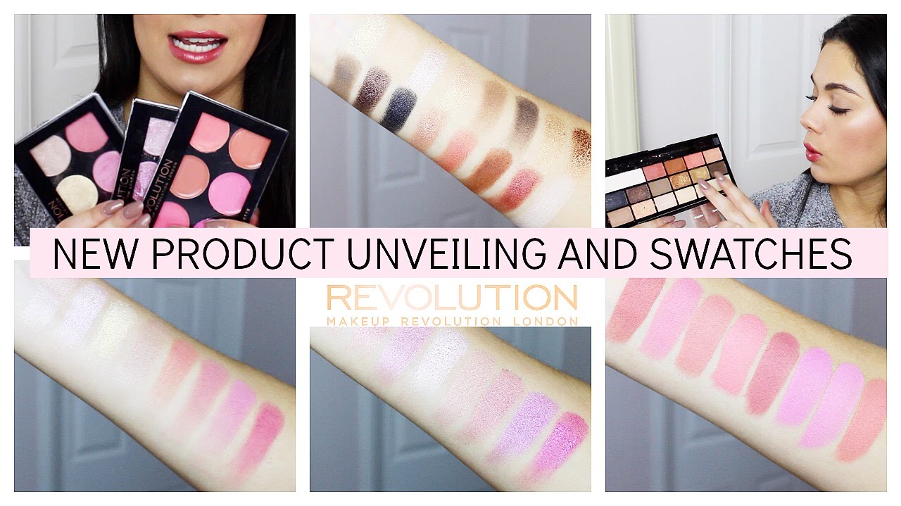NEW MAKEUP REVOLUTION CHOCOLATE VICE PALETTE + BLUSH PALETTES