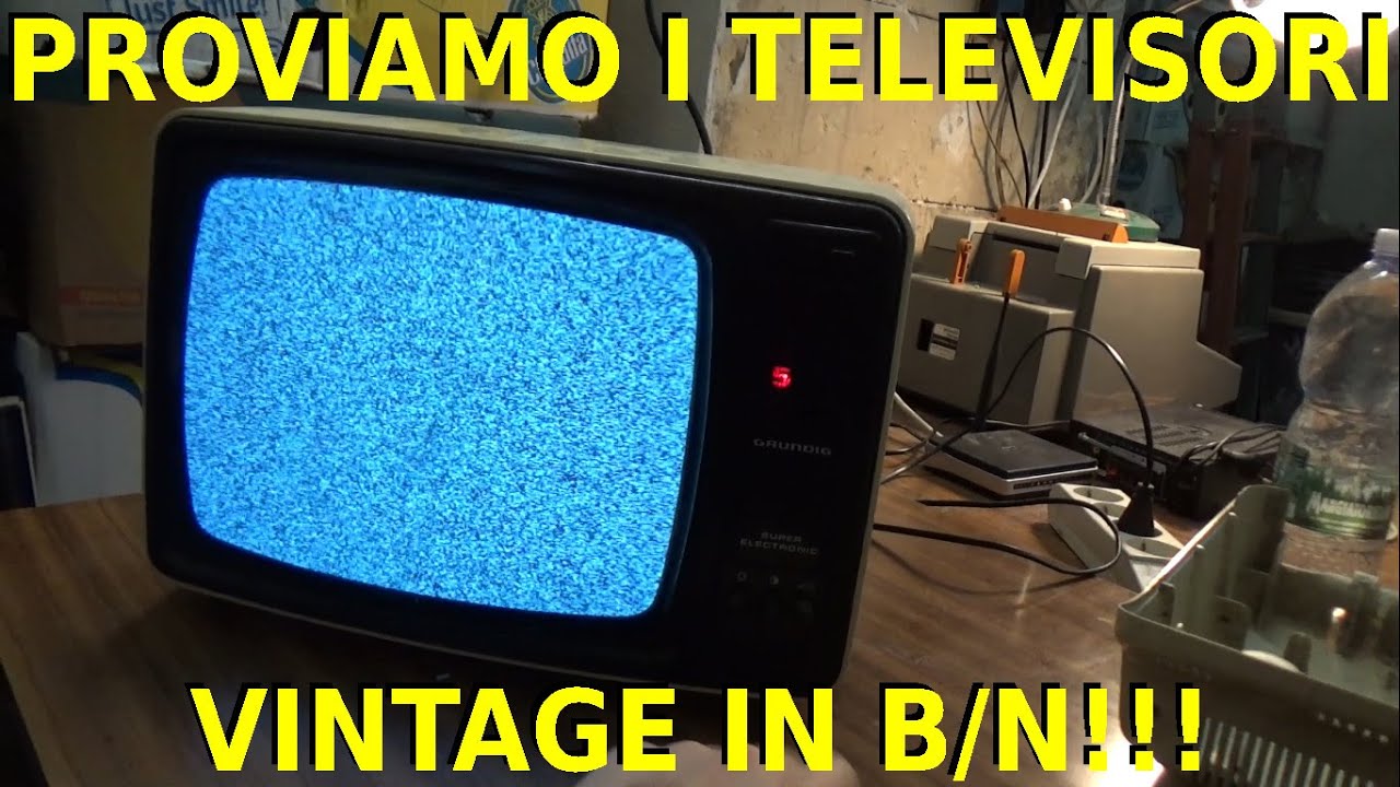 TEST TELEVISORI VINTAGE al Museo dell'Informatica Funzionante #tv #vintage #crt #television #musif