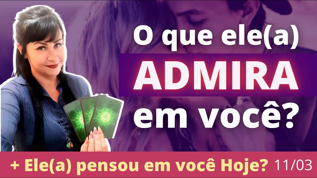👩‍❤️‍💋‍👨Ele(a) pensa em mim? + 🎀O QUE ELE(A) + ADMIRA EM VOCÊ ? 🎀 ((Ficou incrível))
