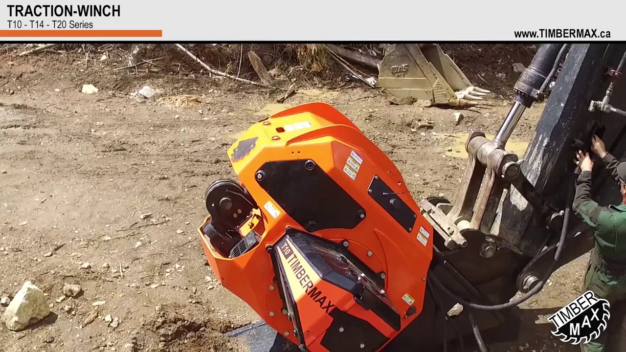Timbermax Traction Winch - Cabrestantes para maquinaria forestal