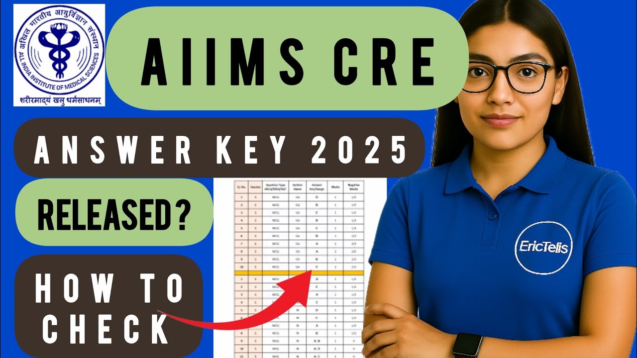 aiims cre answer key 2025 | aiims cre answer sheet 2025