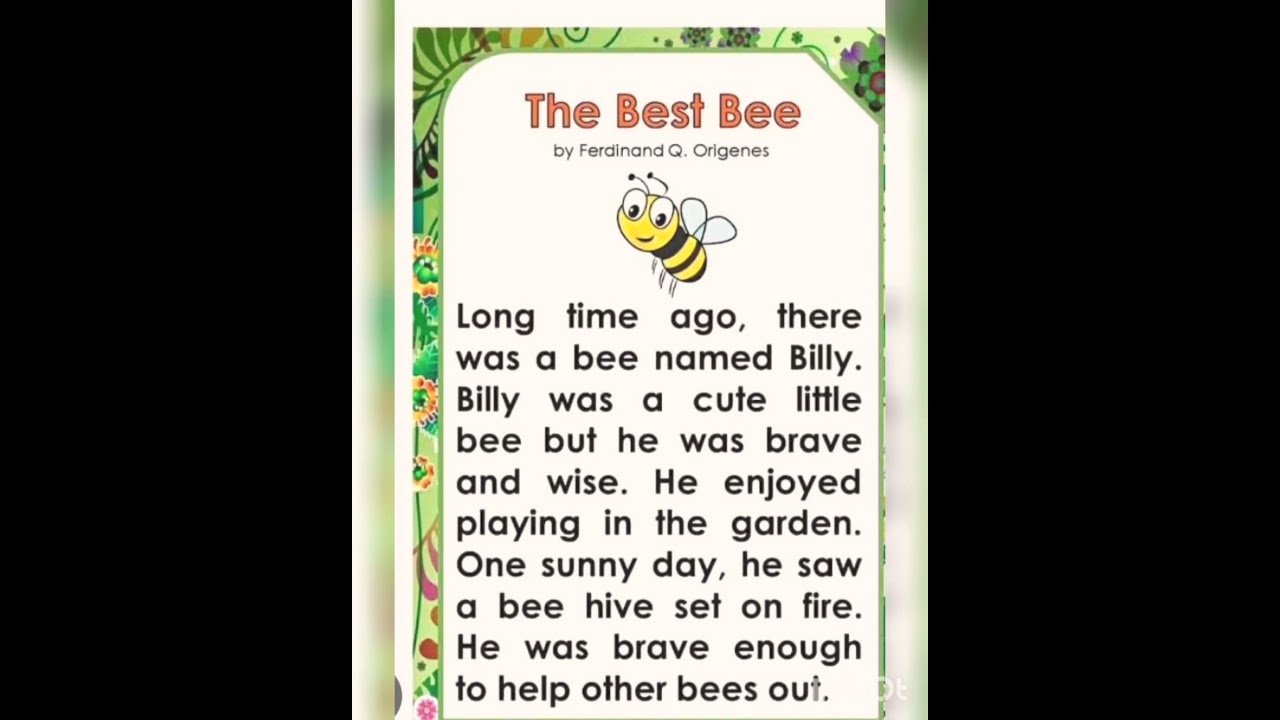The Best Bee||English short story