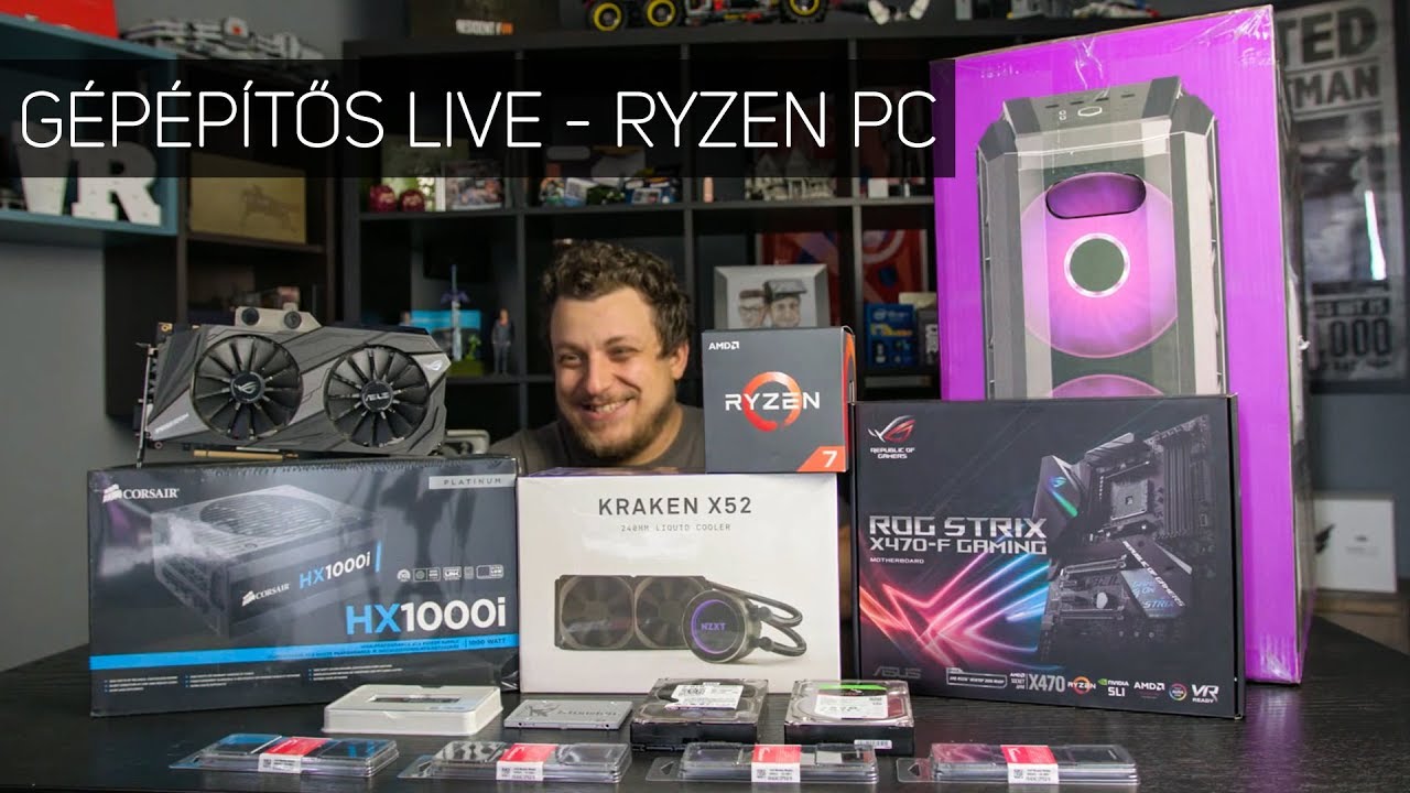 HEAT IS ON! Az első Ryzen PC Build! -  05.11.