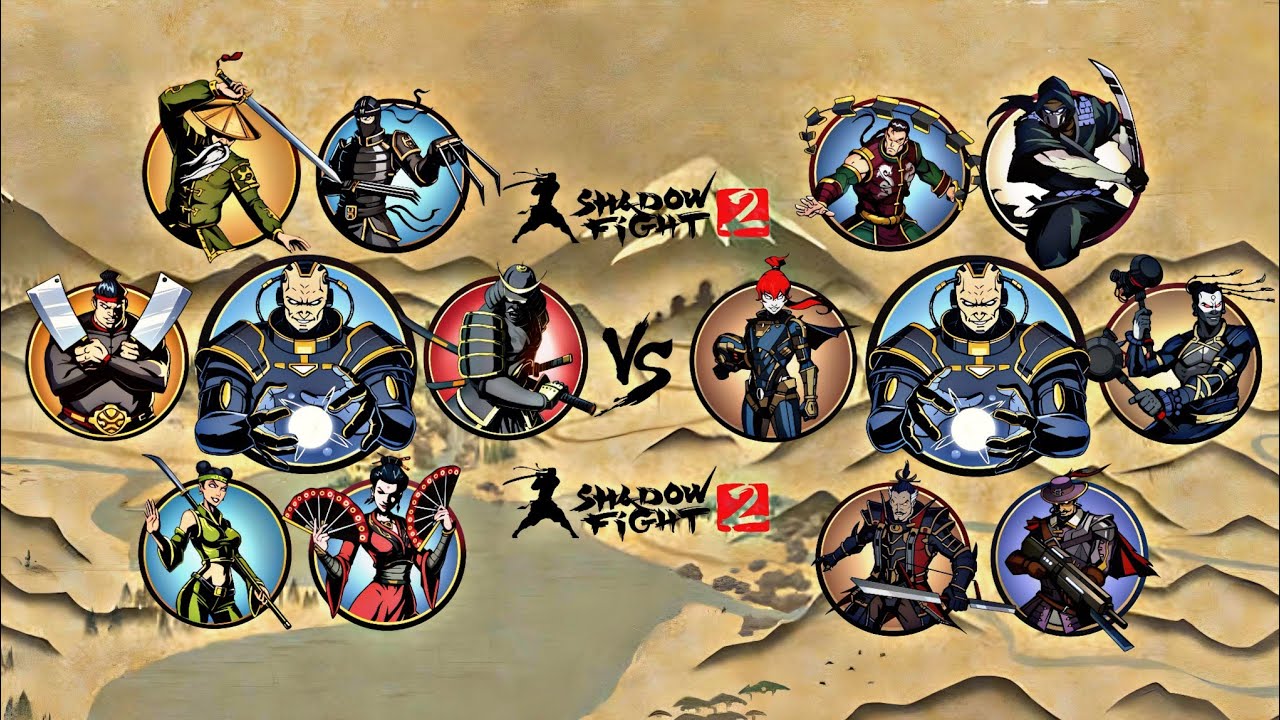 Все боссы против телохранителей титанов || Shadow Fight 2