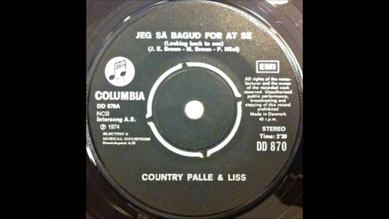 Country Palle & Liss - Jeg S&aring; Bagud For At Se.