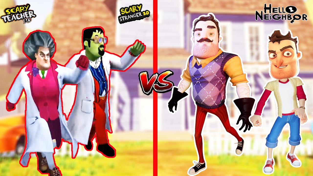 DELİ BİLİM ADAMLARI vs WİLSON AMCA 😱 Hello Neighbor - Scary Teacher - Scary Stranger