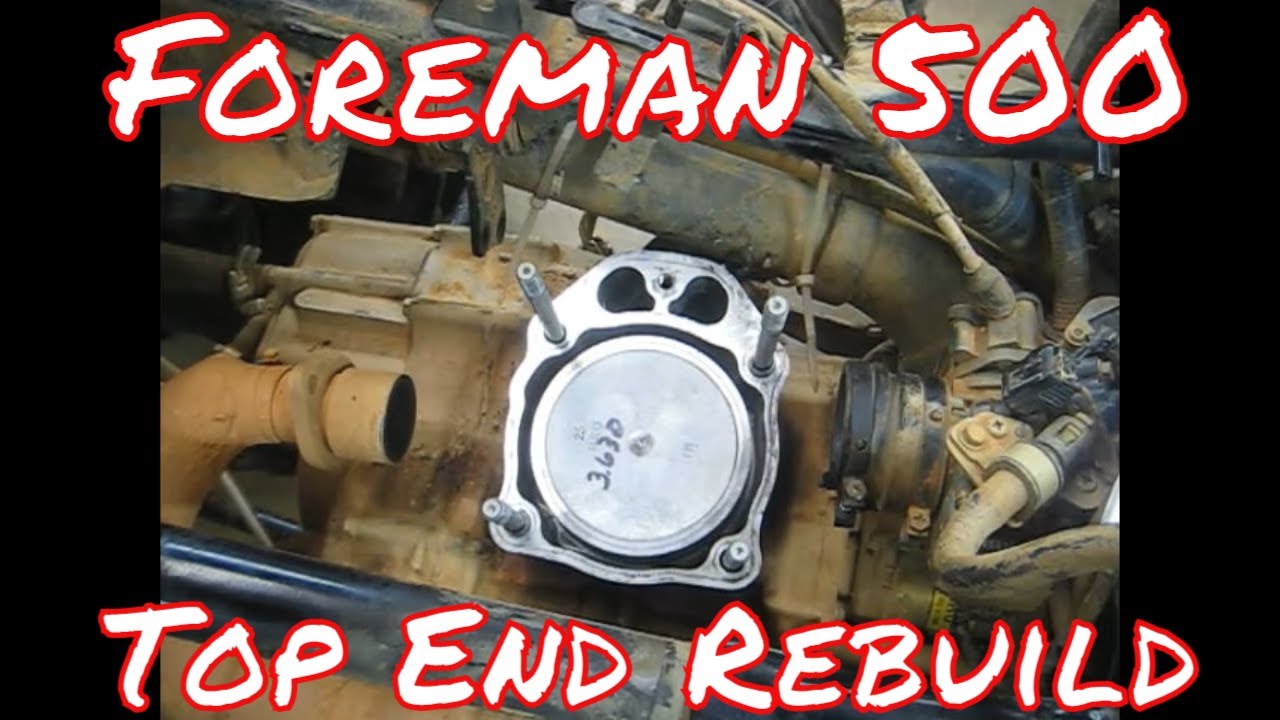 Ремонт верхней части Foreman 500 Rubicon