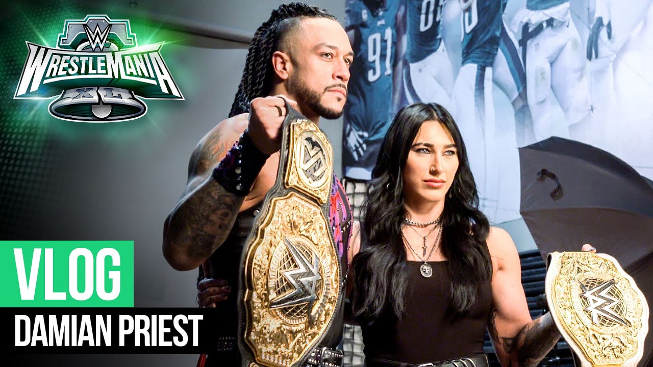 Дэмиан Прист реализует свою детскую мечту: видеоблог WrestleMania XL