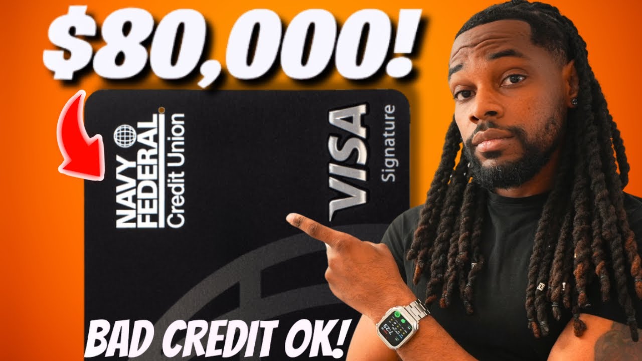 $80,000 Navy Federal Credit Card Flagship Visa! Bad Credit OK Using This Strategy 2025
