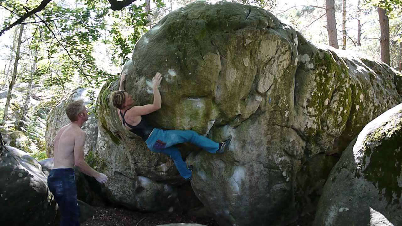Jour de Pluie Raccouri, Rocher Canon, Fontainebleau, Font 7A+