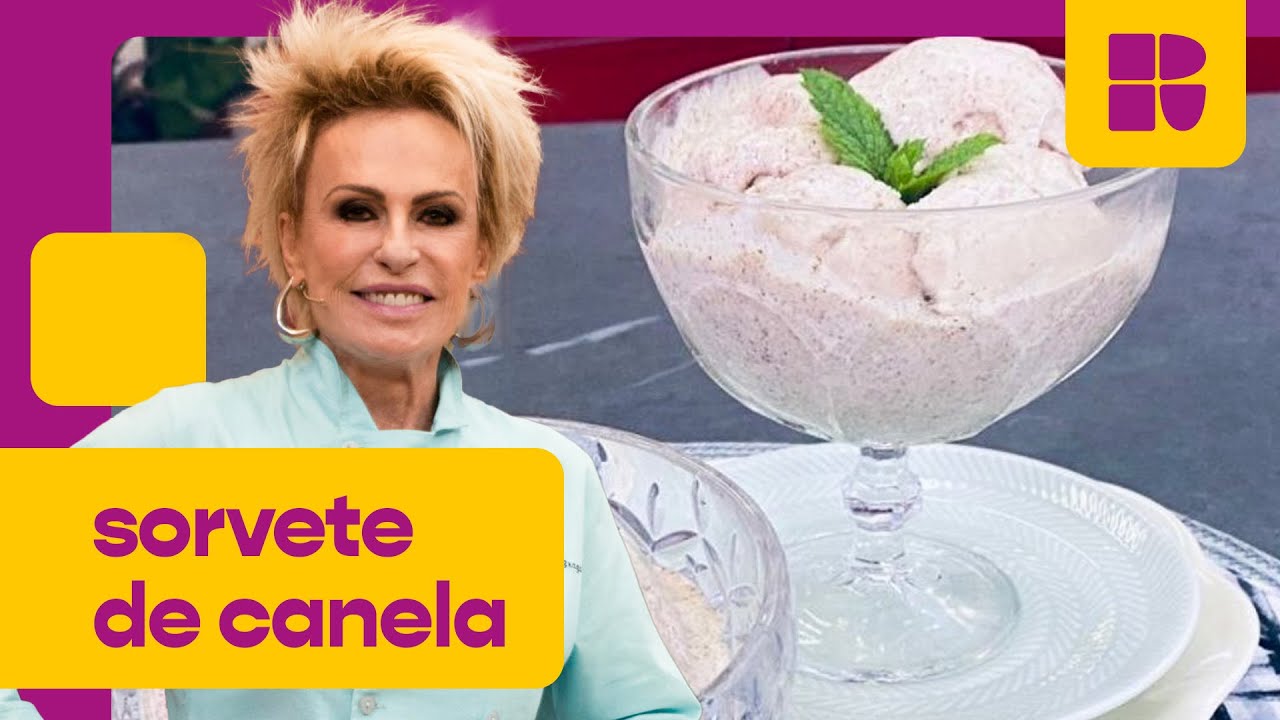 Sorvete de canela com 4 ingredientes! | Ana Maria Braga | Mais Você