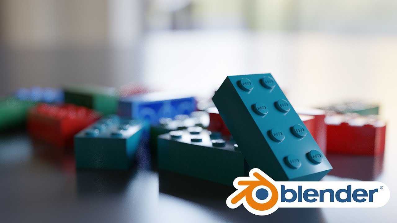 How To Make Lego Bricks In Blender / Blender Tutorial