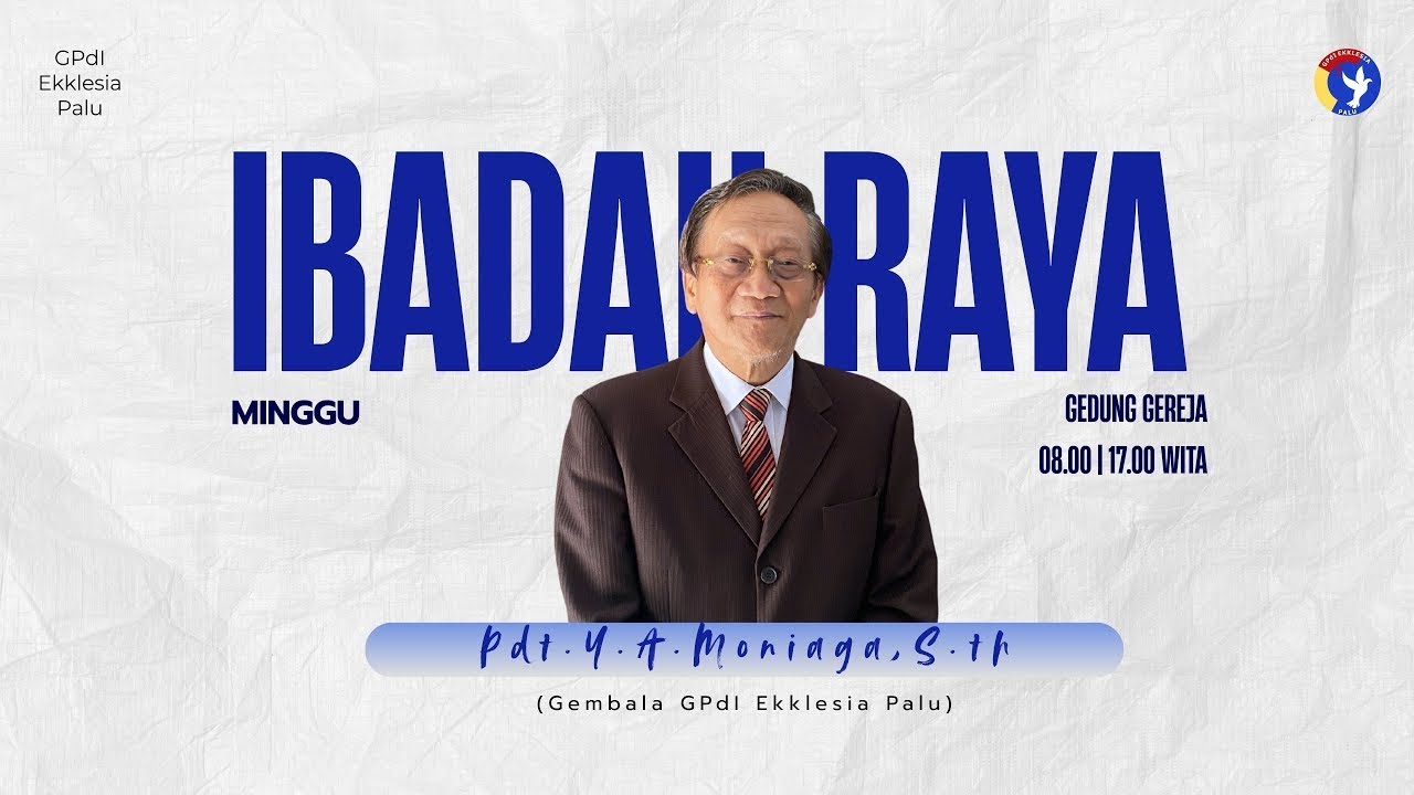 Live Streaming Ibadah Raya I, Minggu 1 Februari 2026 - GPdI Ekklesia Palu