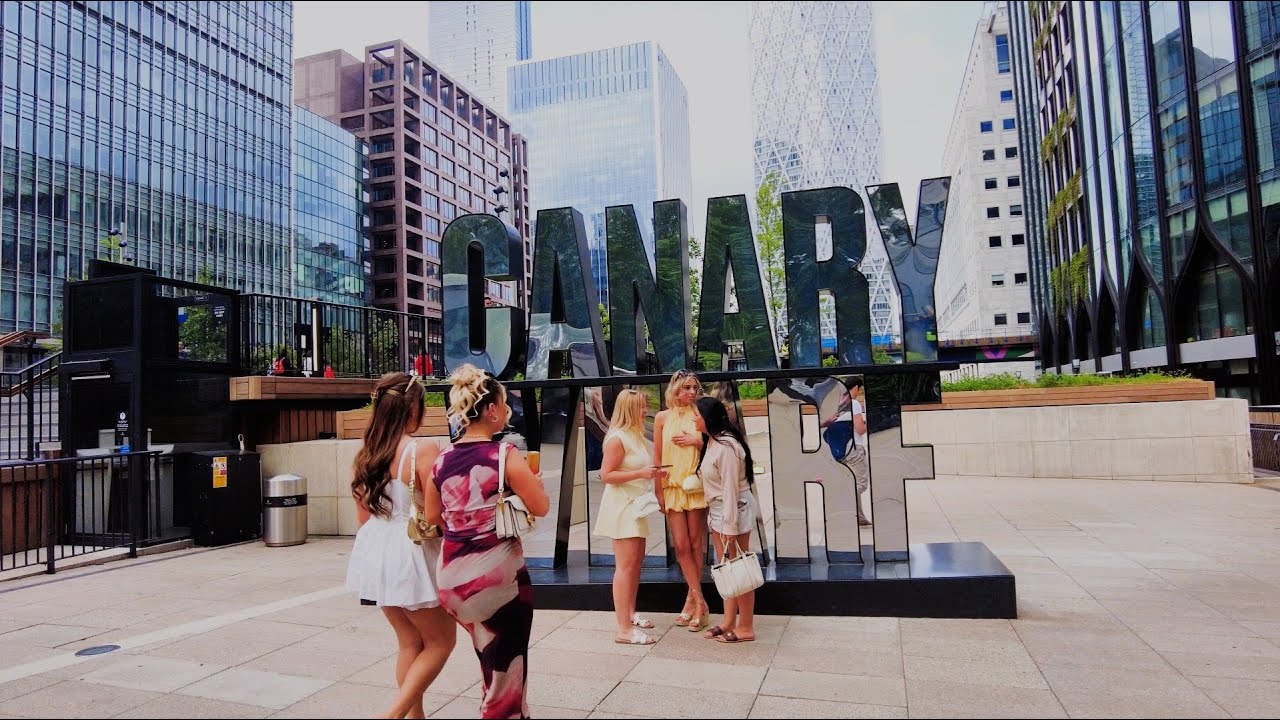 London City Tour - Virtual Walking Tour- CANARY WHRAF- London Financial Hub
