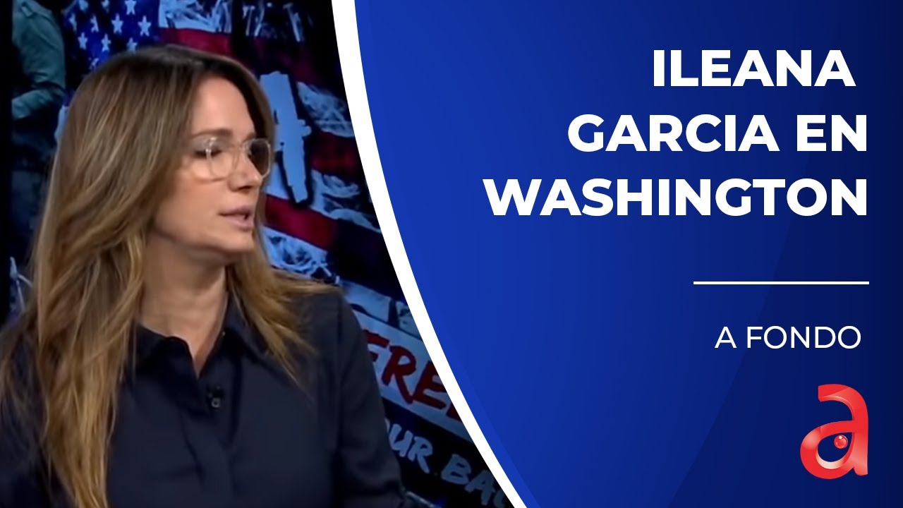Ileana Garc&iacute;a se enfrenta en las protestas de Washington a estadounidense defensora de la dictadura
