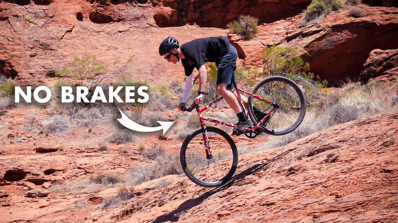 This should NOT be possible on a fixed gear...