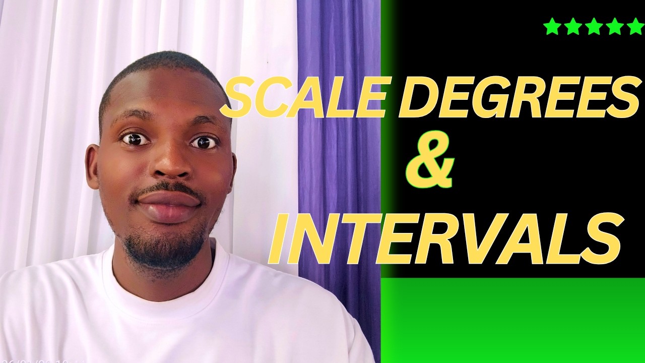 Degrees of the Scale and Intervals Explained | Music Theory Lesson