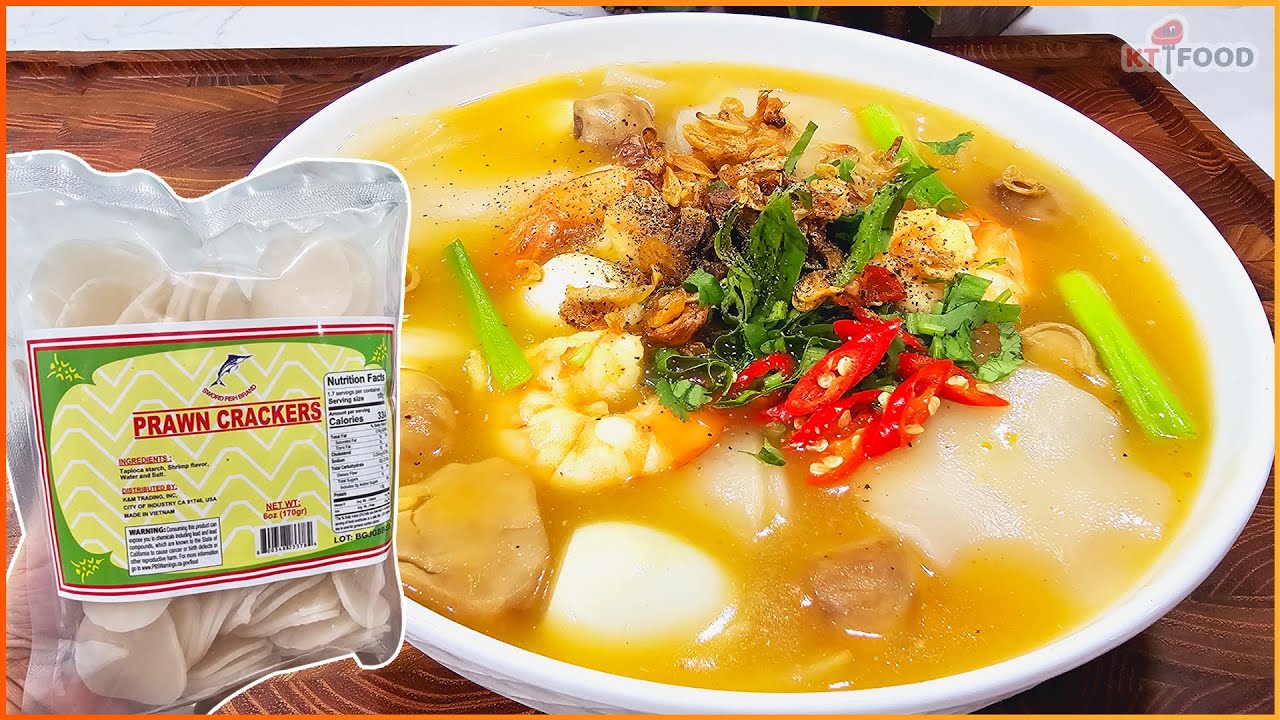 🔥B&aacute;nh Phồng T&ocirc;m Nấu T&ocirc;m Hot Trend 🔥- Kh&ocirc;ng Cần Hầm Xương, Nhanh Gọn Lẹ | M&oacute;n Ngon M&agrave; Kh&ocirc;ng Tốn C&ocirc;ng