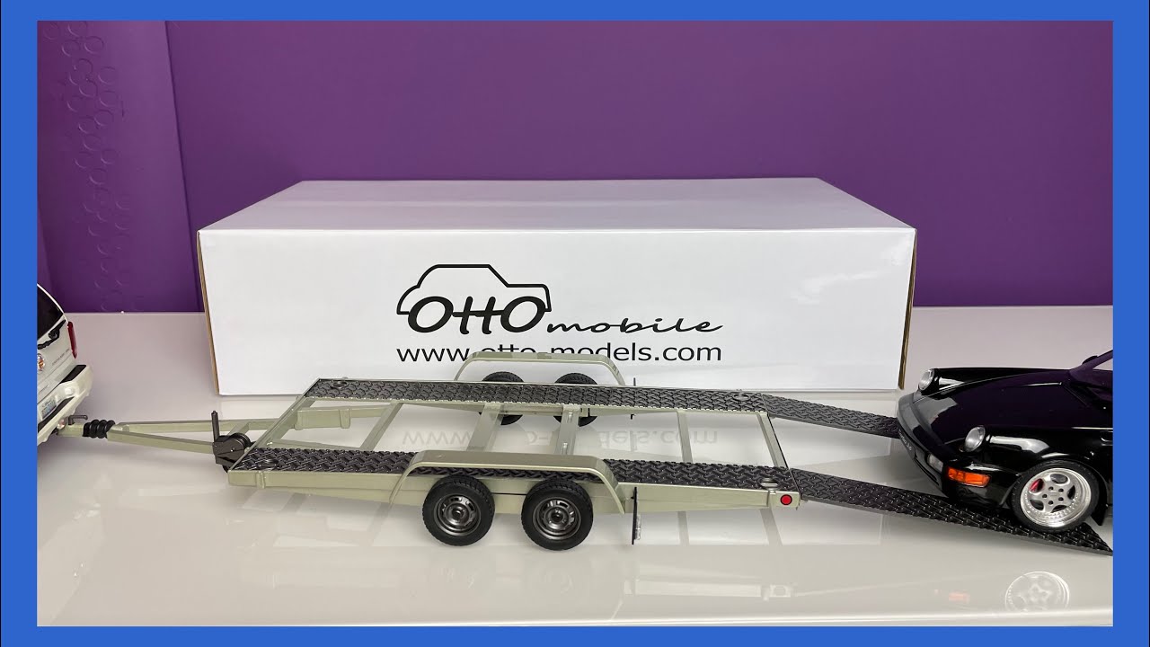 1:18 Car hauler trailer - Ottomobile (OT225D) | Unboxing